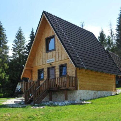 Hütte mit Dusche und Eigner Küche (Zusatzbett möglich)