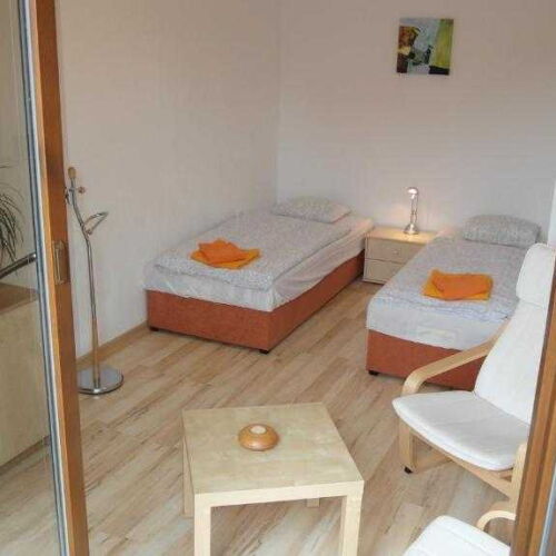 Studio Apartman se sprchou s manželskou postelí s 1 ložnicí (s možností přistýlky)