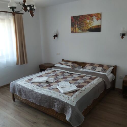 Camera dubla cu baie cu vedere spre râu