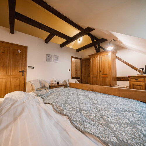 Mansard Double Room with Bathtub