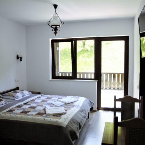 Camera dubla confort cu vedere spre râu