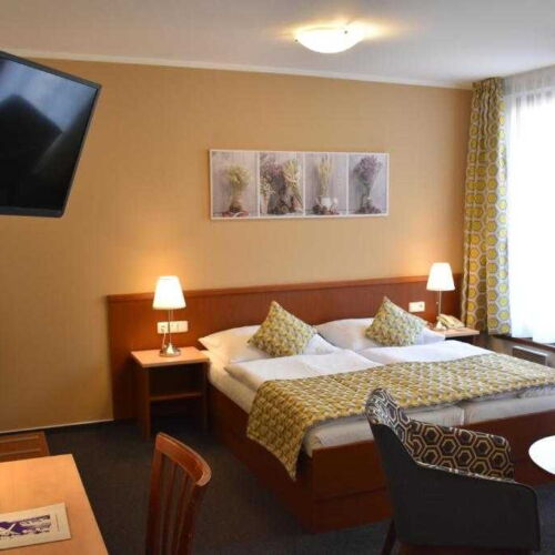 Apartman se sprchou  s manželskou postelí s 1 ložnicí