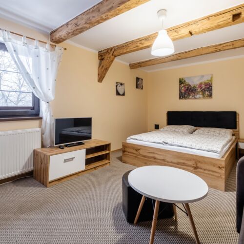 Garden View Upstairs Double Room (extra bed available)