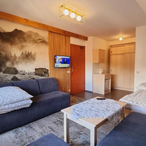 Pokój 4-osobowy z balkonem z widokiem na góry