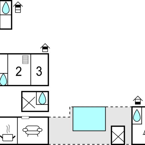 Casă de vară pentru 10 pers. (se inchirieaza doar integral)