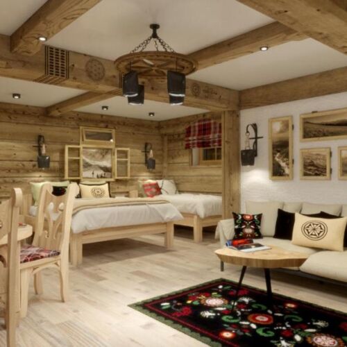 Apartament 4-osobowy Deluxe z 1 pomieszczeniem sypialnianym