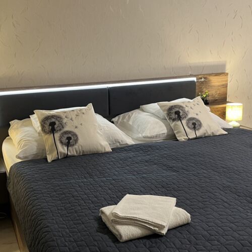 Apartament 4-osobowy z balkonem z łazienką z 1 pomieszczeniem sypialnianym