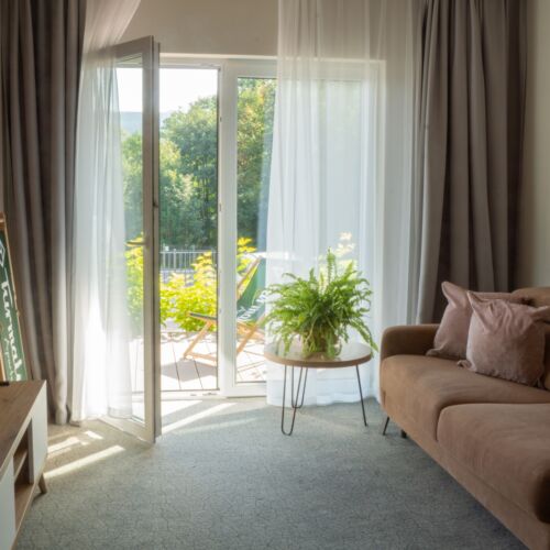 Apartament familial(a) cu terasa cu 2 camere pentru 4 pers.