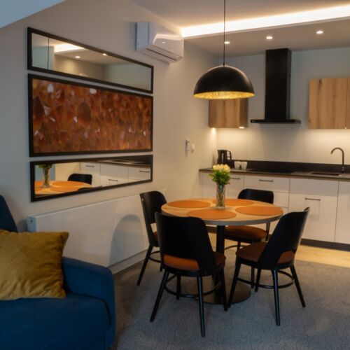 Apartament vip cu vedere spre munte cu 2 camere pentru 4 pers.