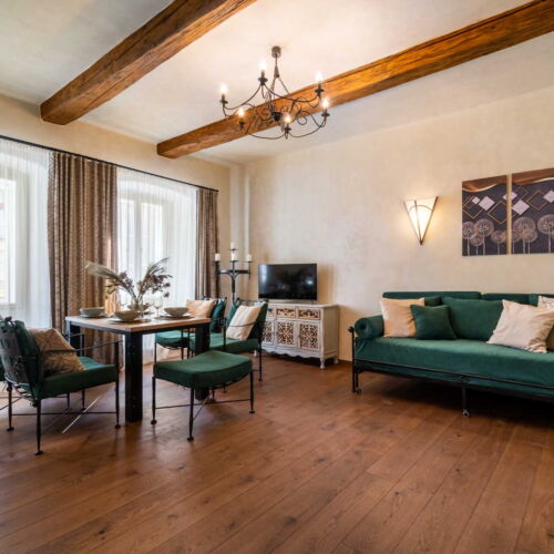 2-Room Apartment for 4 Persons with Shower and Kitchenette