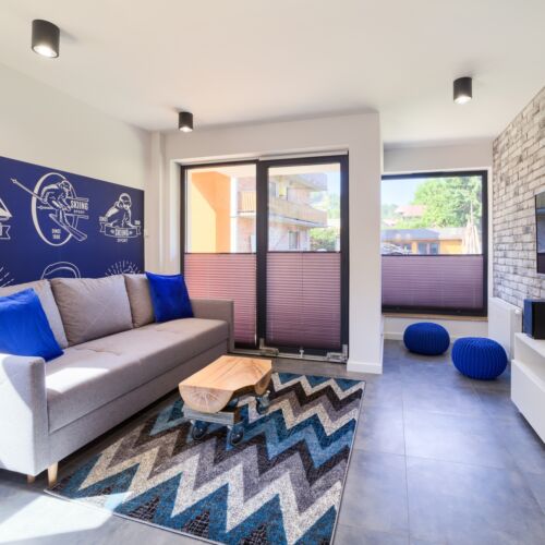 Apartman pro 4 os. se 2 ložnicemi s výhledem do dvora 