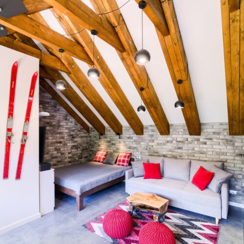 Apartman pro 4 os. s 1 ložnicí s výhledem na hory 