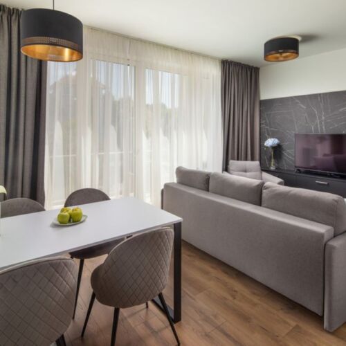 Premium 2-Zimmer-Apartment für 3 Personen mit Balkon