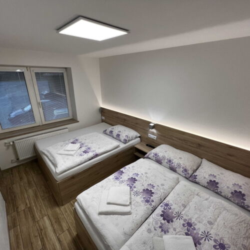 Deluxe Apartman se sprchou pro 6 os.