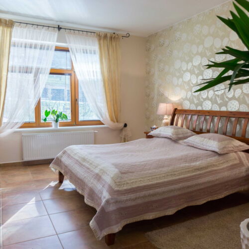 1-Zimmer-Apartment für 2 Personen mit Badezimmer und Eigner Küche (Zusatzbett möglich)