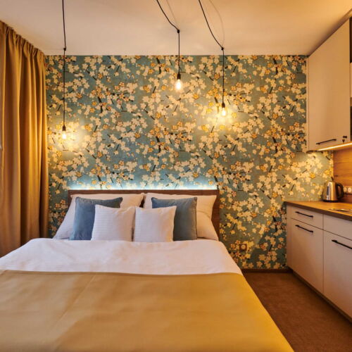 Apartament studio cu duș cu 1 camera pentru 2 pers.