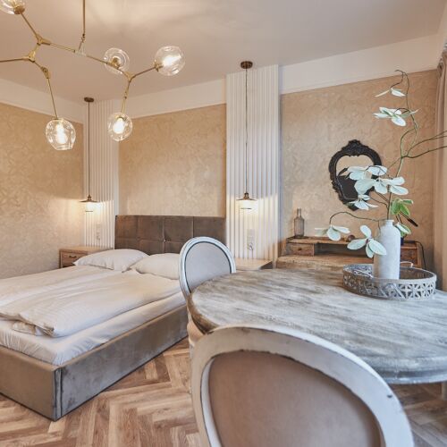 Apartament la etaj cu balcon cu 1 camera pentru 2 pers.