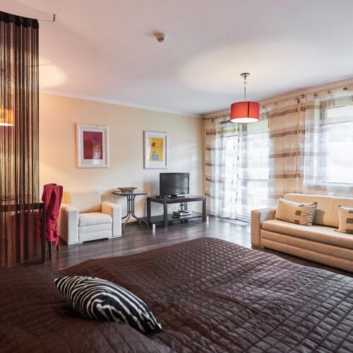 Apartman s balkónem pro 4 os. s 1 ložnicí na poschodí