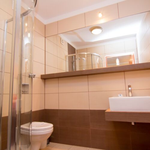 Apartman s balkónem pro 4 os. s 1 ložnicí na poschodí