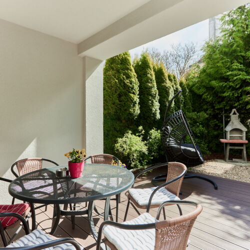 Apartament 8-osobowy cały dom z dostępem do ogrodu z 4 pomieszczeniami sypialnianymi