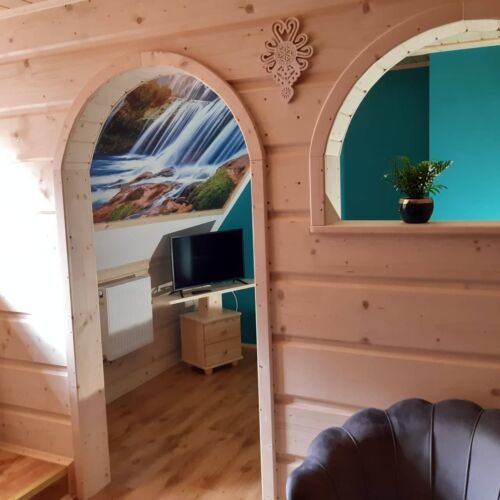 Apartament 2-osobowy na piętrze z widokiem na ogród z 1 pomieszczeniem sypialnianym
