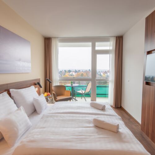 Panorama Doppelzimmer mit Balkon