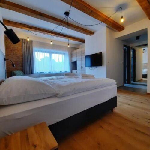 Apartman se sprchou s vlastní kuchyňkou pro 4 os. s 1 ložnicí