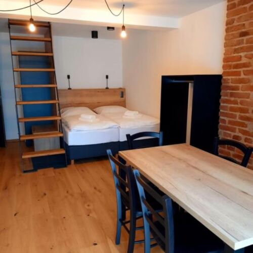 Apartman se sprchou s vlastní kuchyňkou pro 6 os. s 1 ložnicí