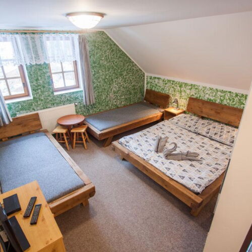 Pokoj se sprchou  pro 4 os.