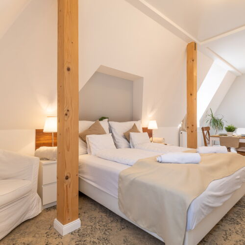 Apartament mansardă la mansardă cu 2 camere pentru 3 pers.