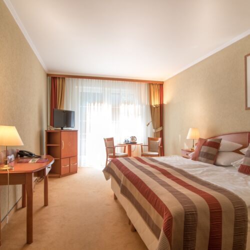 Camera dubla standard cu vedere spre lac