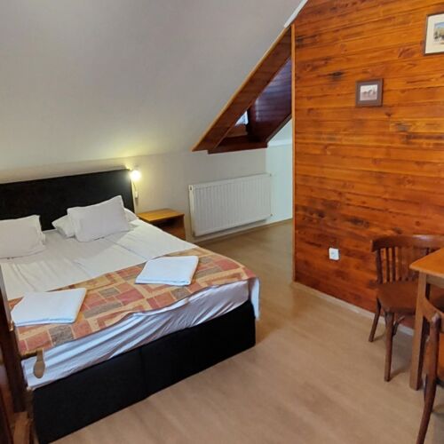 Camera cvadrupla standard Plus la mansardă