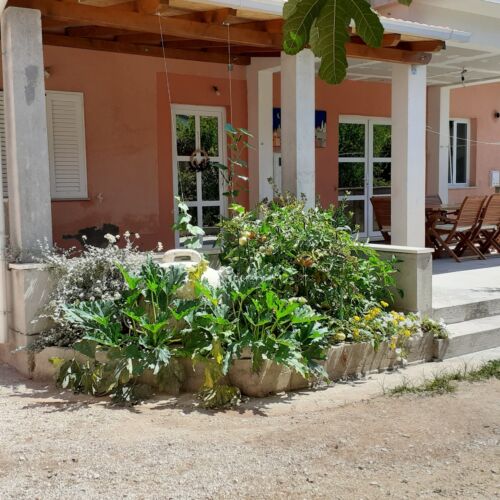 Apartament 4-osobowy z klimatyzacją z tarasem z 2 pomieszczeniami sypialnianymi A-4576-b