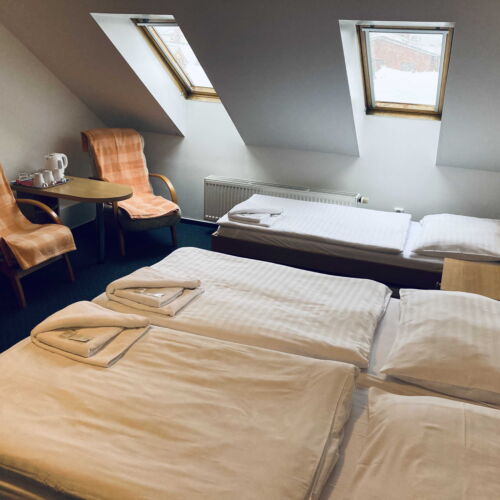 Economy Pokoj se sprchou pro 4 os.