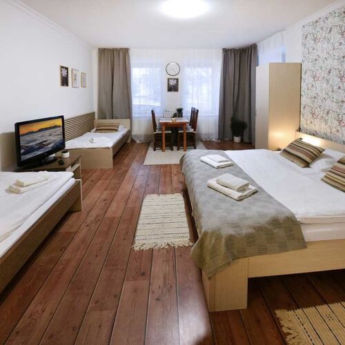 Studio Pokoj s vlastní kuchyňkou pro 4 os.