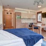 Premium Apartman s manželskou postelí s 1 ložnicí s výhledem do zahrady