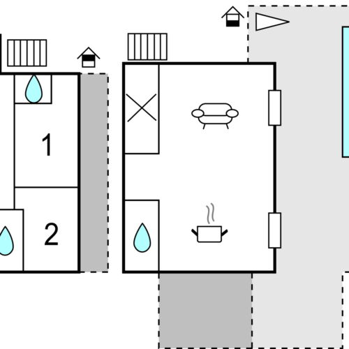 Domek letniskowy 6-osobowy 