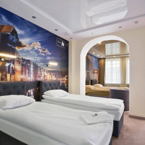 Pokój 8-osobowy z widokiem na rzekę