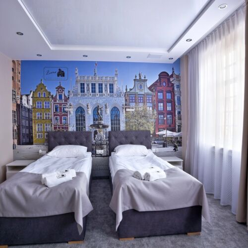 Pokój 2-osobowy z tarasem z widokiem na rzekę (możliwa dostawka)