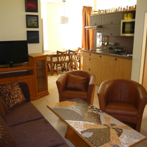 Apartman s koupelnou se sprchou pro 5 os. se 2 ložnicemi