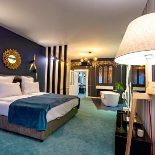 Apartament deluxe la etaj cu 1 camera pentru 2 pers.