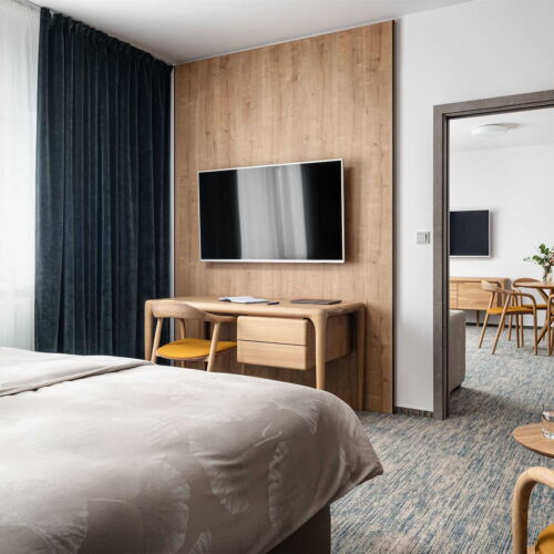 Apartament studio cu chicinetă proprie pentru 2 pers.