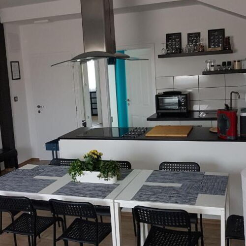 Apartman se sprchou s vlastní kuchyňkou pro 10 os. se 3 ložnicemi
