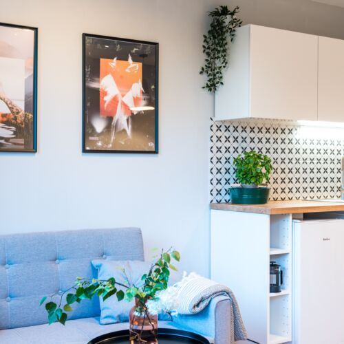 Apartament la etaj cu vedere spre grădină cu 3 camere pentru 6 pers.