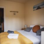 Kertre néző zuhanyzós 4 fős apartman 2 hálótérrel