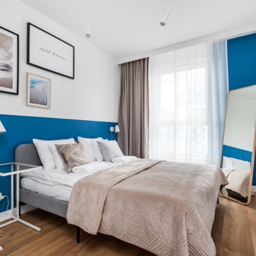 Apartament 4-osobowy na piętrze z widokiem na morze z 2 pomieszczeniami sypialnianymi