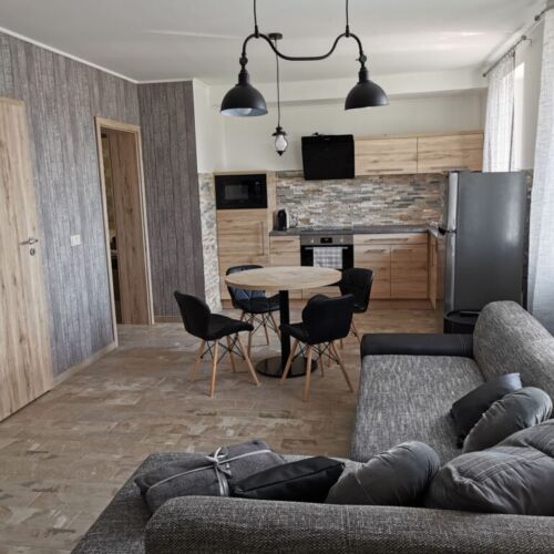 Apartament standard la parter cu 2 camere pentru 4 pers.