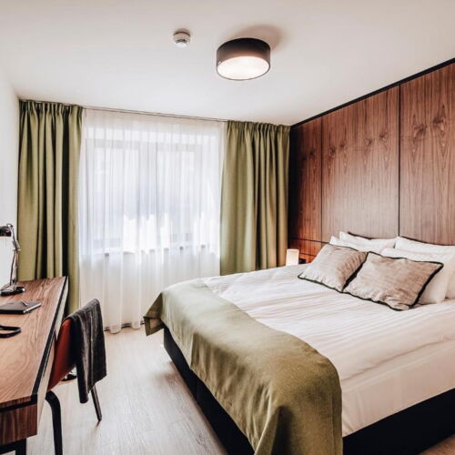 Apartament 2-osobowy Business z widokiem na miasto z 1 pomieszczeniem sypialnianym