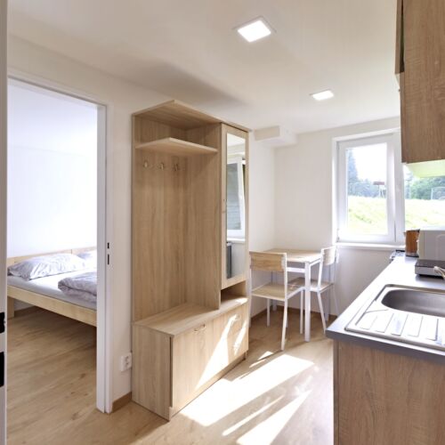 Apartman s manželskou postelí s 1 ložnicí