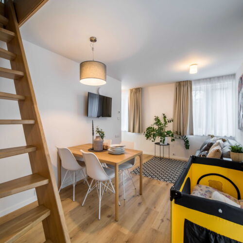 Apartment for 4 Persons with Shower and Kitchen (extra bed available)